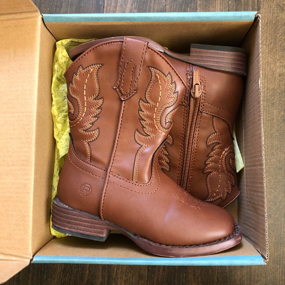 Roper Square Toe Boots Toddler Size 8